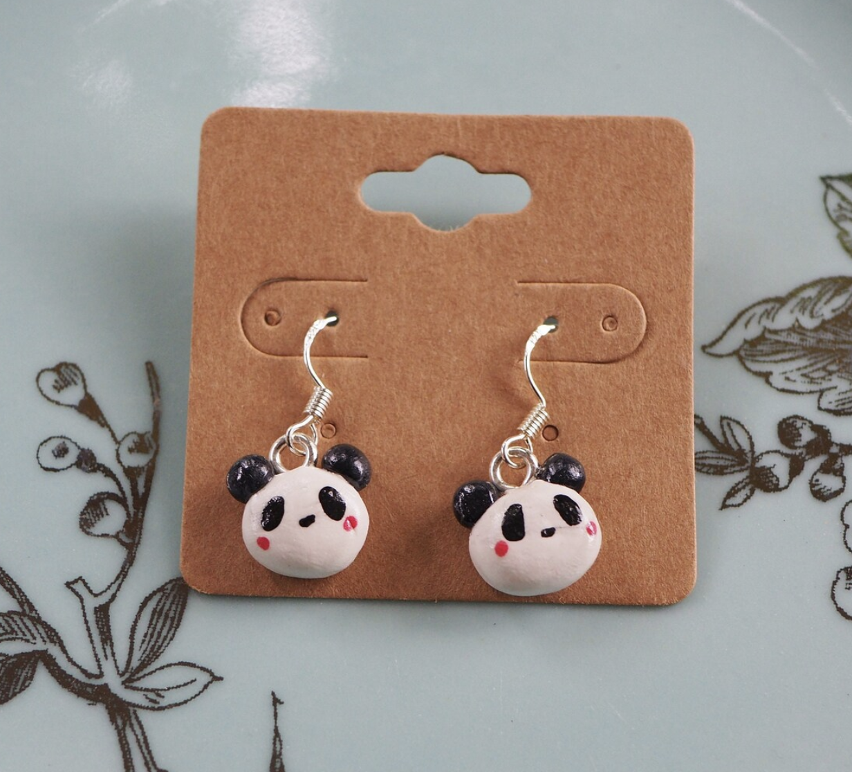 panda earrings