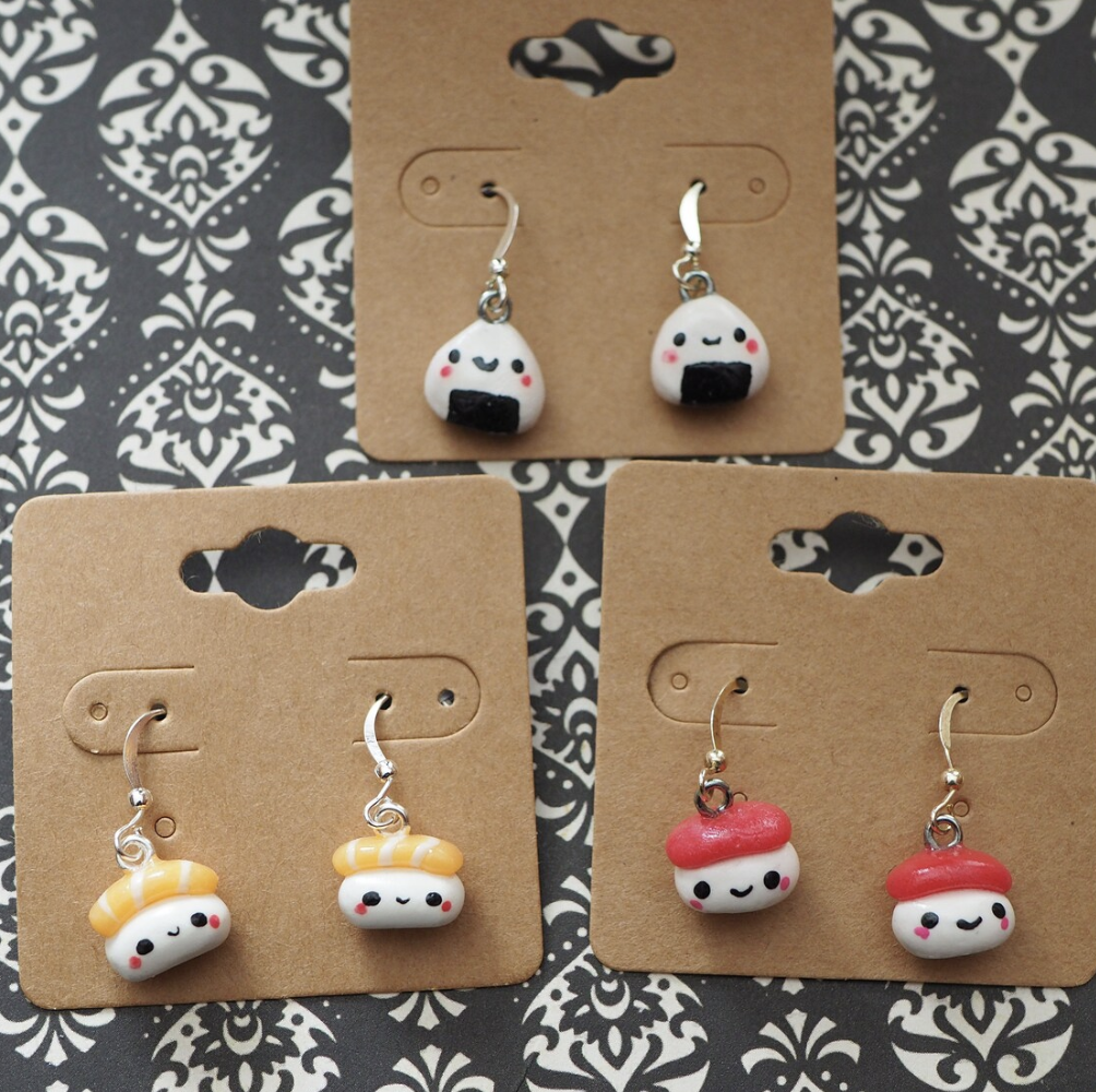 Kawaii Sushi Earrings